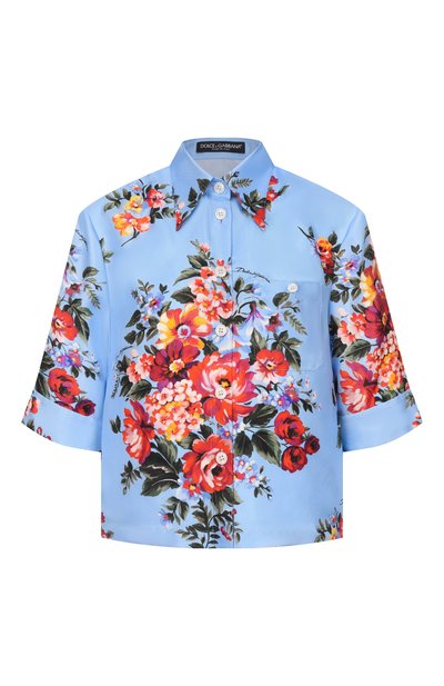 Женская шелковая рубашка DOLCE & GABBANA, арт. F5T50T/IS11I