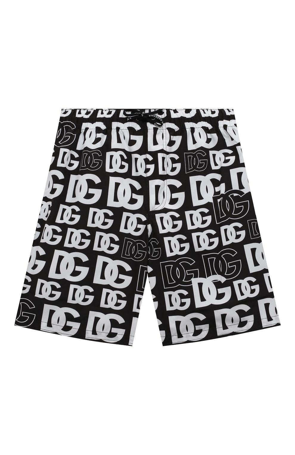Плавки-шорты DOLCE & GABBANA черно-белого цвета по цене 22300 руб., арт. L4J835/G7D7Z/8-14, фото 1 Плавки-шорты DOLCE & GABBANA, арт. L4J835/G7D7Z/8-14, фото 1