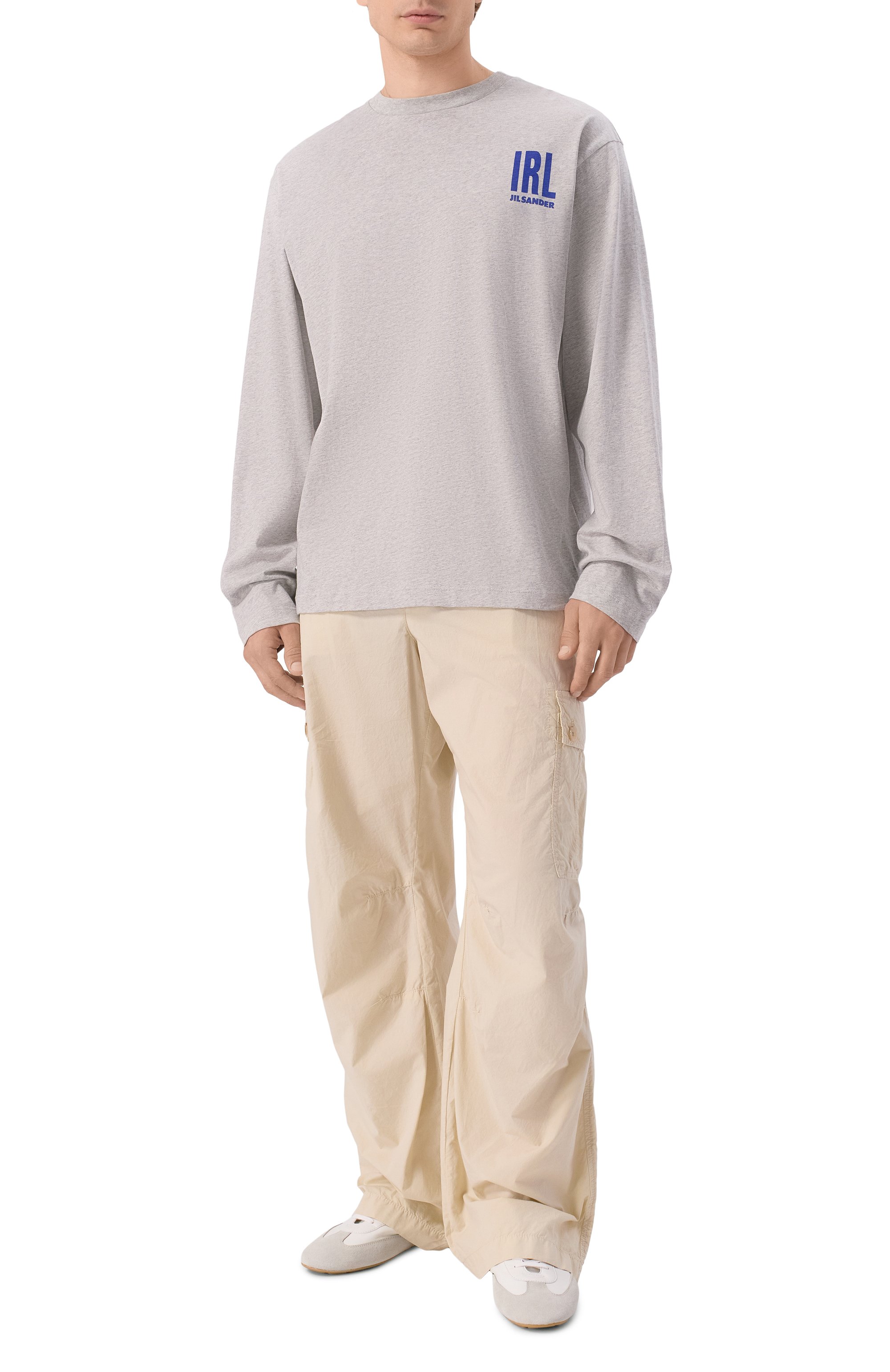 Хлопковый лонгслив JIL SANDER, арт. J22GC0285/J45048, фото 2