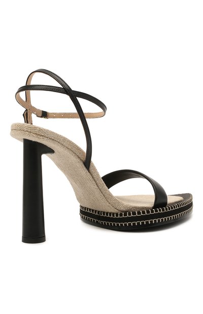 Кожаные босоножки  novio JACQUEMUS, арт. 211F011/401990, фото 4