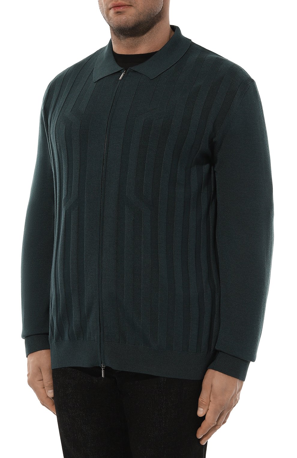 Кардиган из шерсти и шелка ZILLI, арт. KZPC01M0230VCRS00/64, фото 3