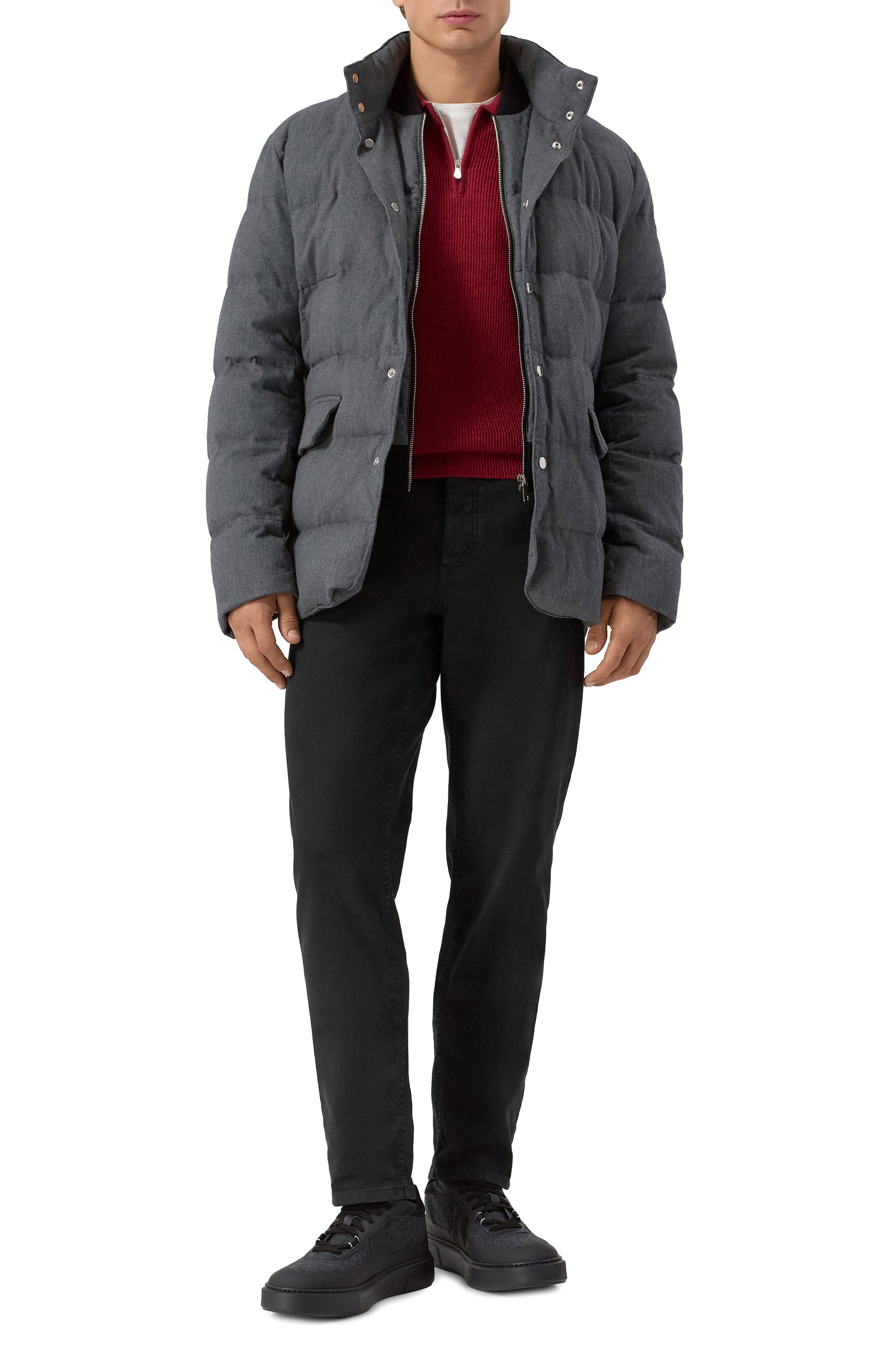 Комбинированные кеды CAMERLENGO черного цвета по цене 55500 руб., арт. 16880/ATLANTA LANA, фото 2 Комбинированные кеды CAMERLENGO, арт. 16880/ATLANTA LANA, фото 2