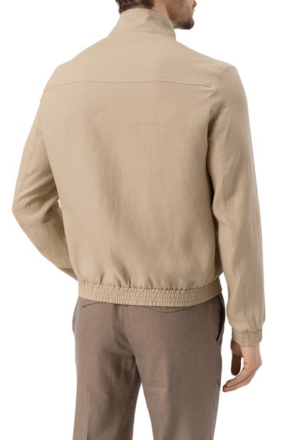 Льняной бомбер CANALI, арт. 040988US/SG02985, фото 4