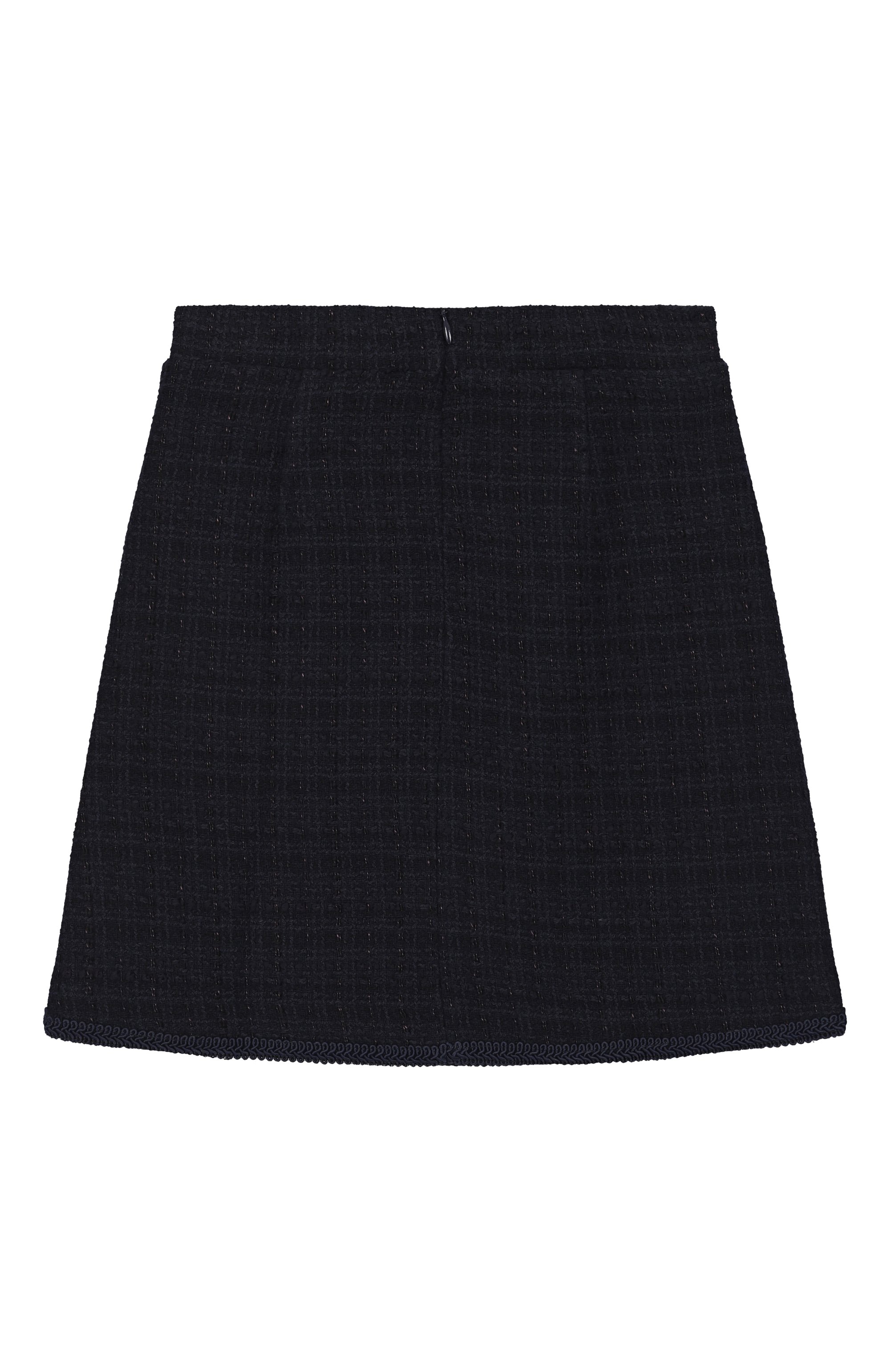 Твидовая юбка EIRENE темно-синего цвета по цене 18450 руб., арт. PF2526179B/10A-14A, фото 2 Твидовая юбка EIRENE, арт. PF2526179B/10A-14A, фото 2