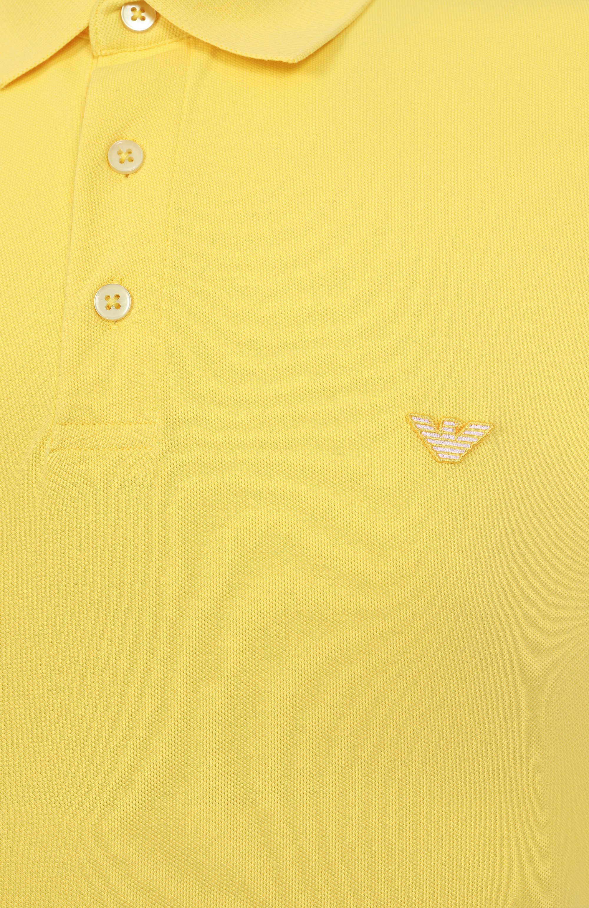 Хлопковое поло EMPORIO ARMANI, арт. EM001380/AF12331, фото 6