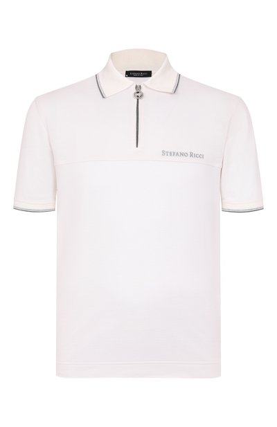 Мужское поло из шелка и льна STEFANO RICCI, арт. K919053P31/T25102