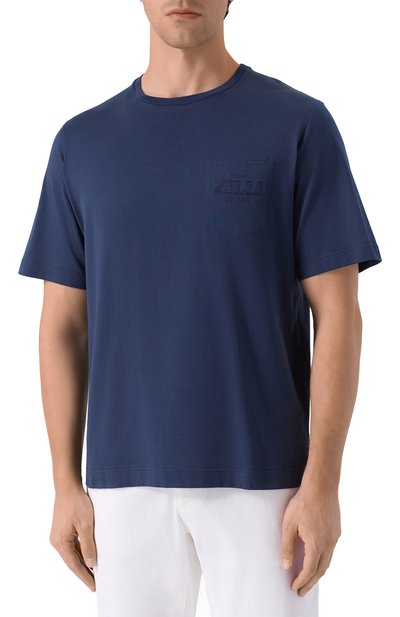 Хлопковая футболка ZILLI, арт. TSR02IM0100VLEST0, фото 3