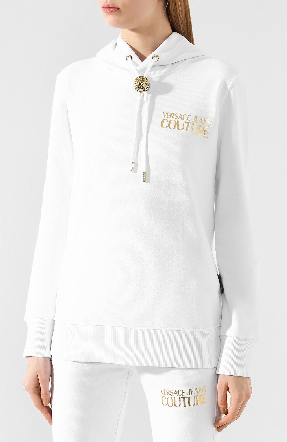 Хлопковое худи VERSACE JEANS COUTURE, арт. B6HVA778-VDP308 IC0N/13956, фото 3