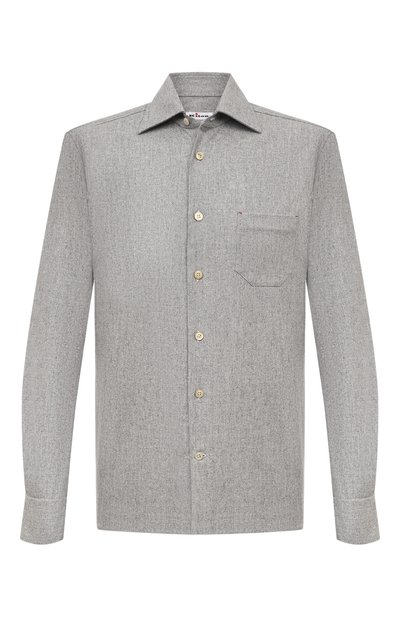 Мужская шерстяная рубашка KITON, арт. UMCNERK0131C01
