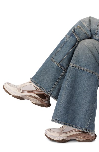 Женские комбинированные кроссовки triple s BALENCIAGA, арт. 865851/WTRS2