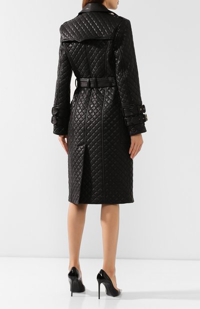 Кожаное пальто BALMAIN, арт. SF18910/L069, фото 4