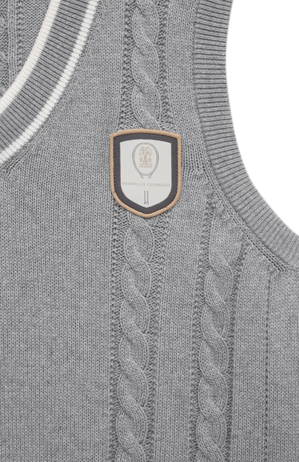 Хлопковый жилет BRUNELLO CUCINELLI, арт. B2873807TA, фото 3
