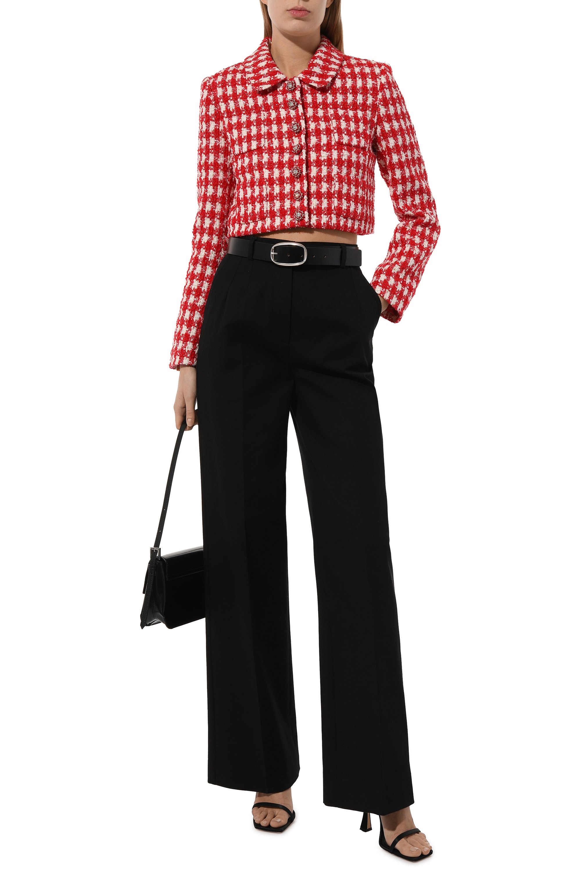 Хлопковые брюки DOLCE & GABBANA черного цвета по цене 94600 руб., арт. FTC20T/GDCDD, фото 2 Хлопковые брюки DOLCE & GABBANA, арт. FTC20T/GDCDD, фото 2