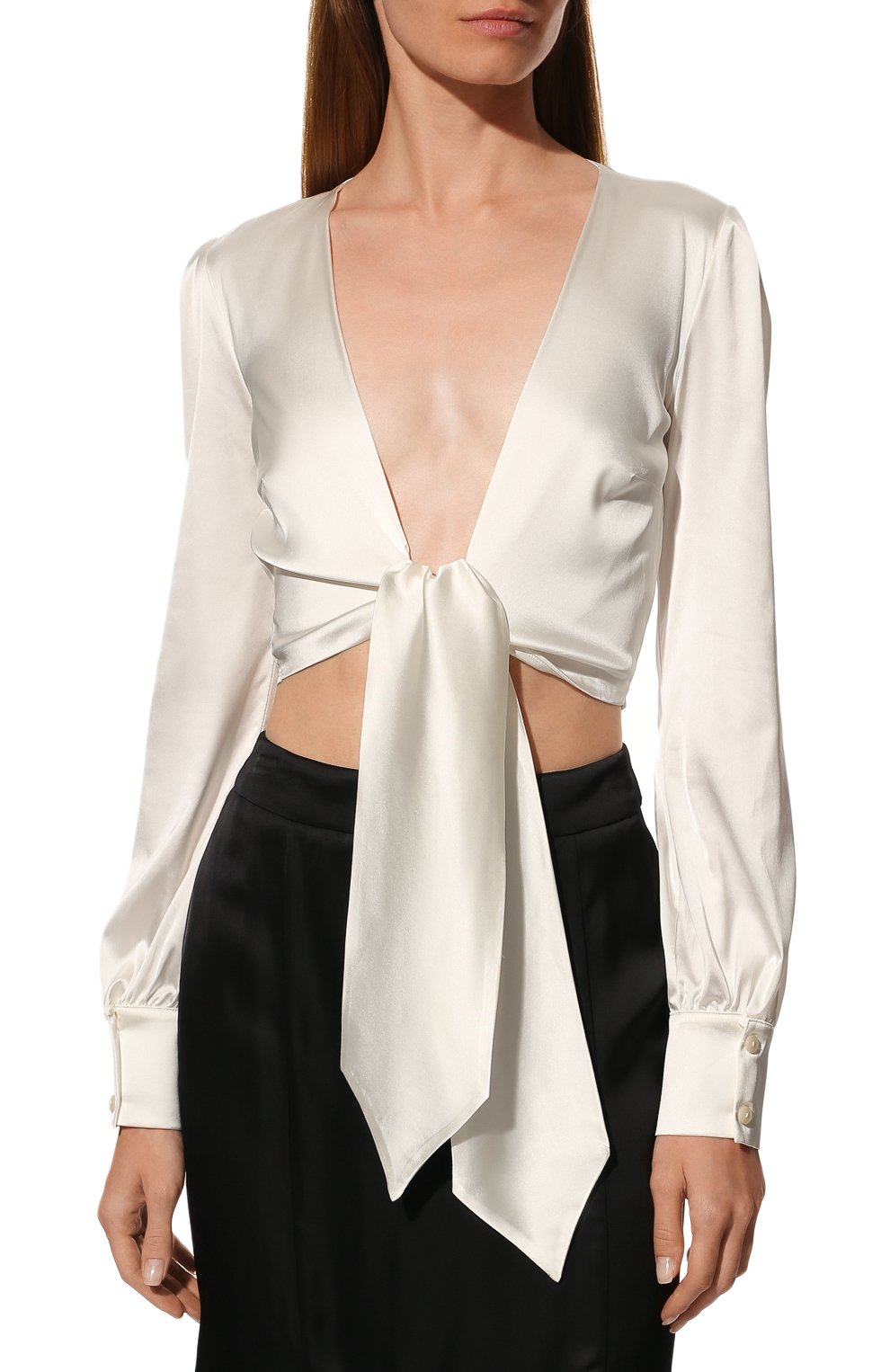 Атласная блузка PATRIZIA PEPE, арт. 2C1322_A644, фото 3