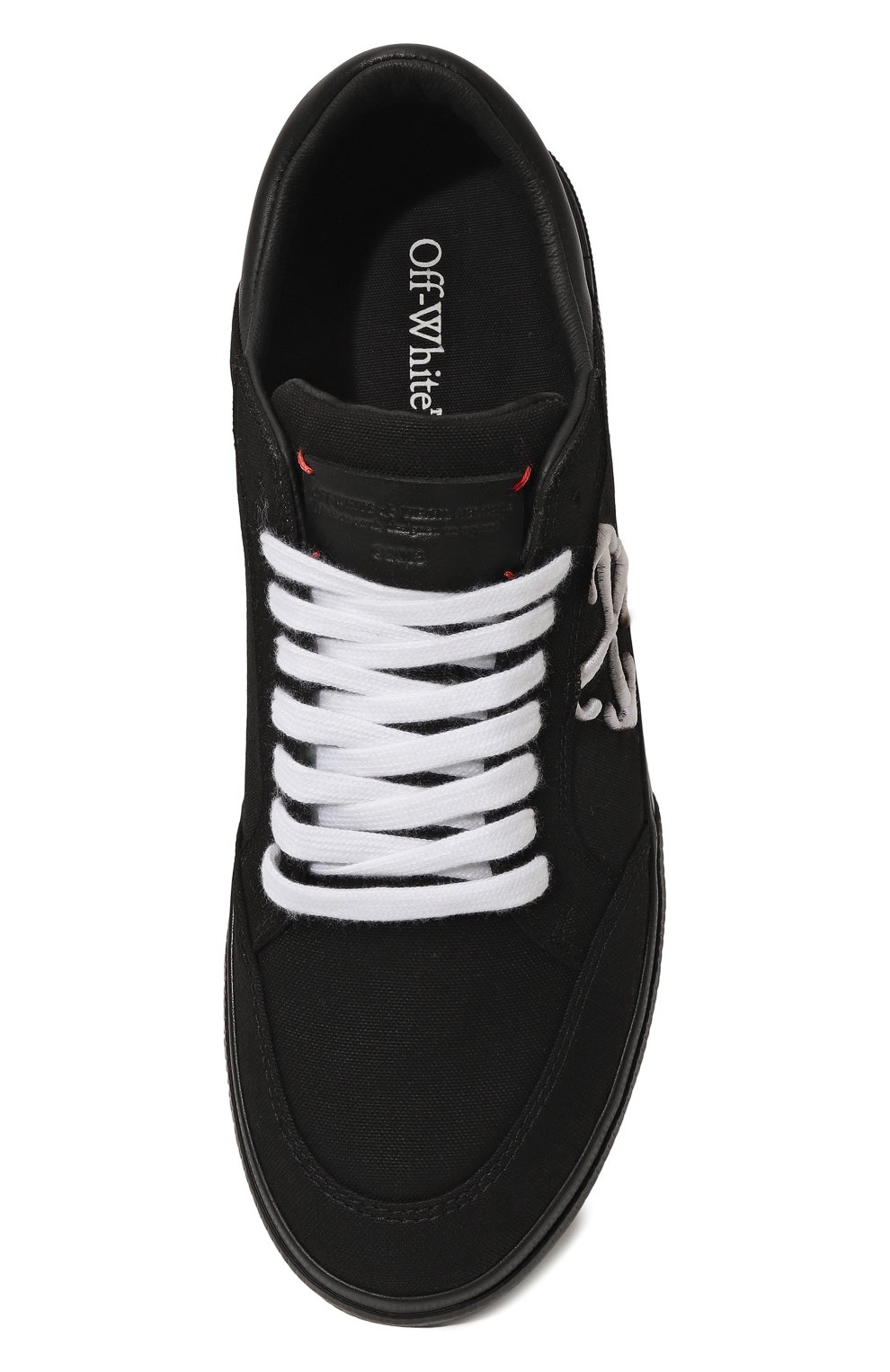 Текстильные кеды new vulcanized OFF-WHITE, арт. 0MIA293C99FAB001, фото 6