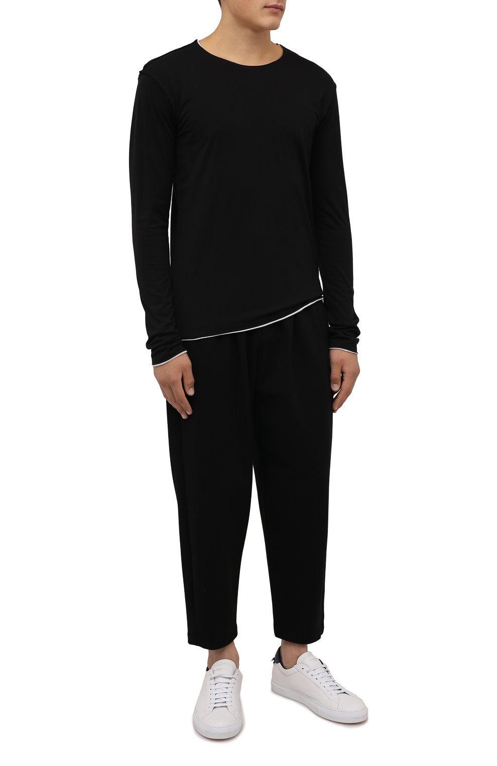 Брюки KAZUYUKI KUMAGAI черного цвета по цене 37650 руб., арт. AP12-246, фото 2 Брюки KAZUYUKI KUMAGAI, арт. AP12-246, фото 2