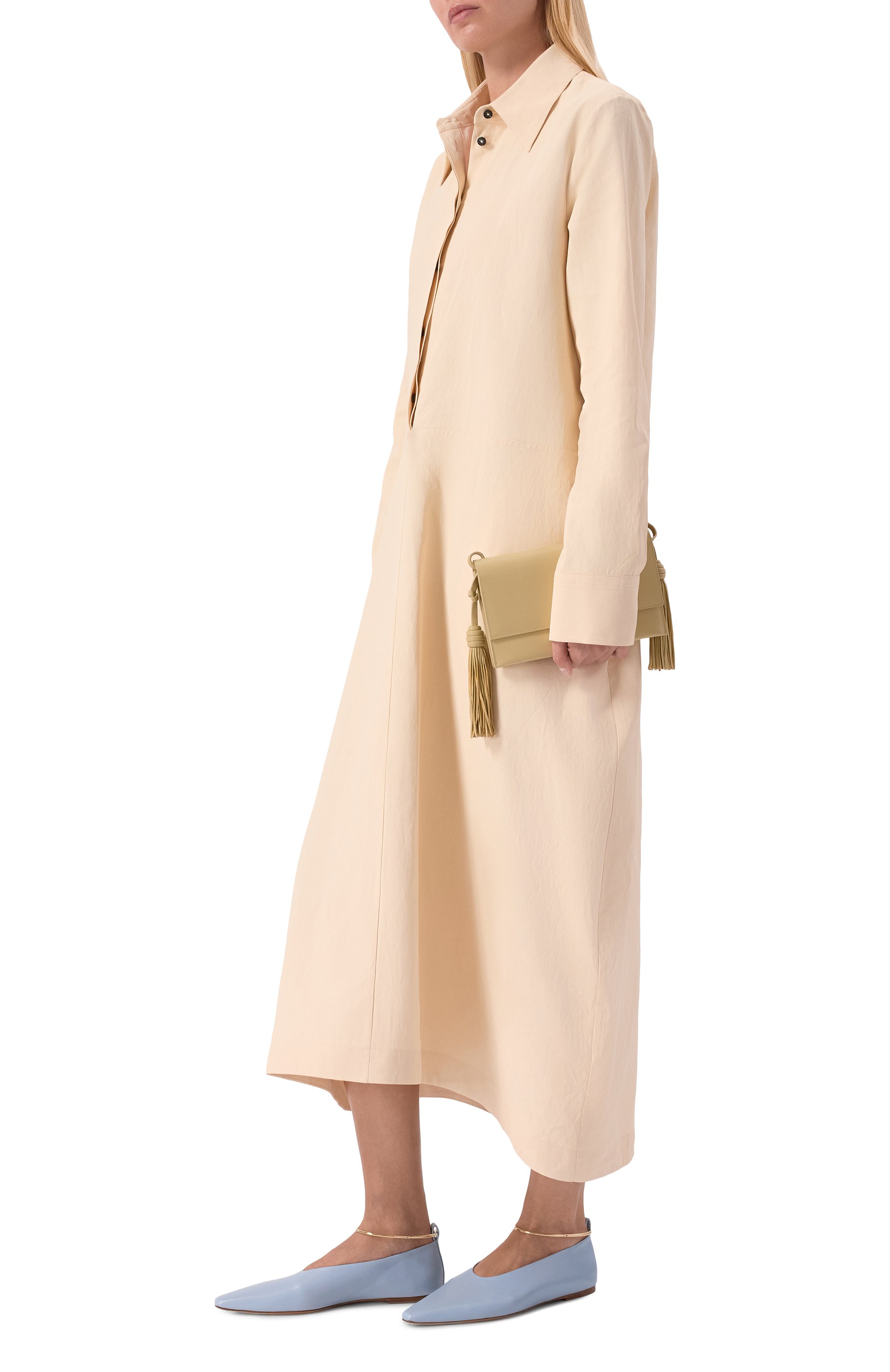 Кожаные балетки JIL SANDER, арт. J15WZ0039/P7588, фото 3