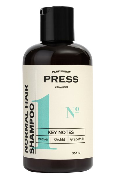 Женский шампунь для нормальных волос №1 vetiver, orchid, grapefruit (300ml) PRESS GURWITZ PERFUMERIE, арт. 4631159194003