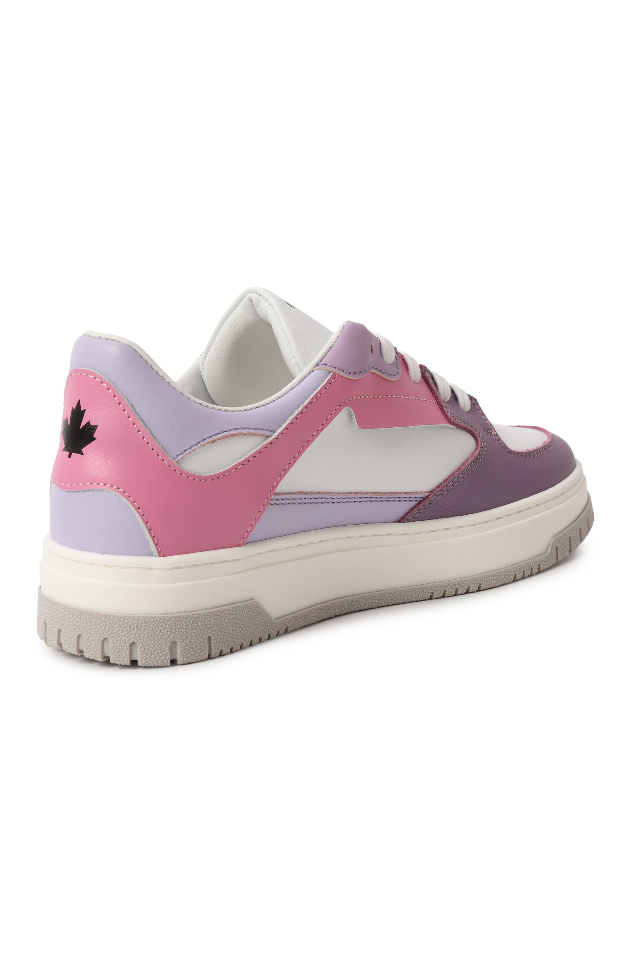 Кожаные кеды DSQUARED2, арт. 80223/VAR4/36-40, фото 3