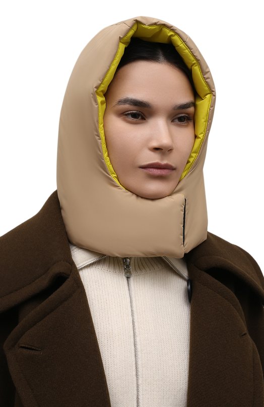 Утепленный капюшон KASSL Editions Бежевый, фото 2