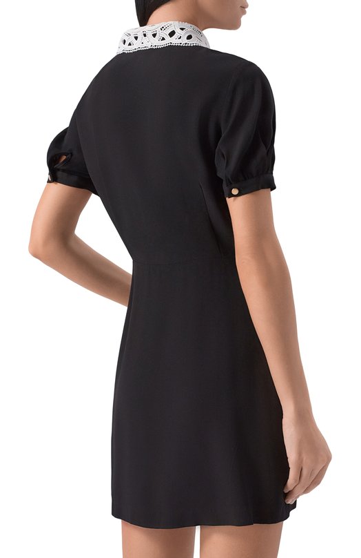 Платье из вискозы The Kooples FR0B31058K Чёрный  FR0B31058K Фото 3