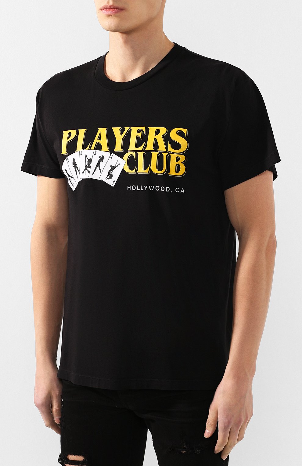 Хлопковая футболка AMIRI, арт. S0M03141CJ, фото 3