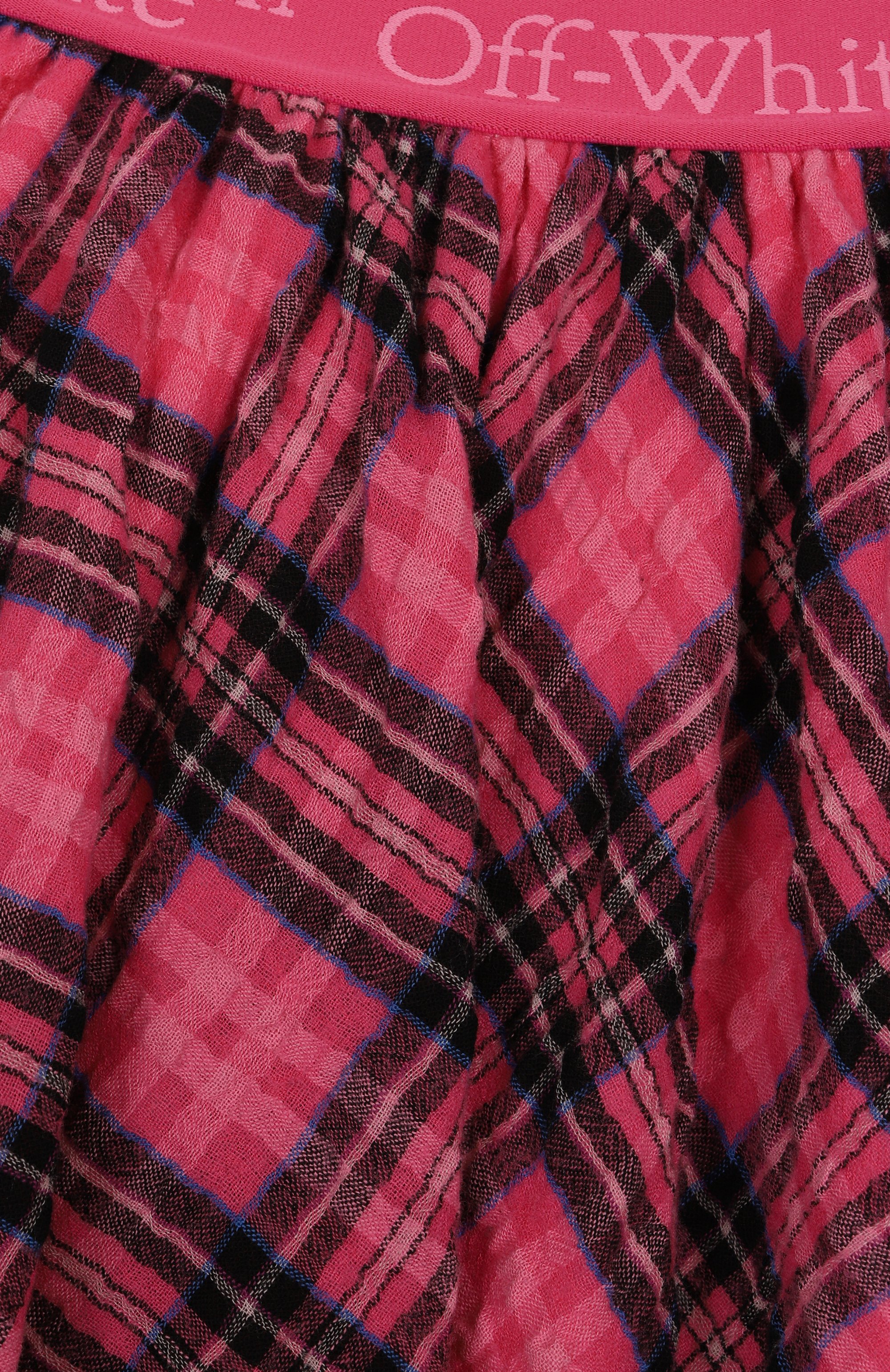 Юбка из хлопка и шерсти OFF-WHITE, арт. 0GCC019F23FAB001, фото 3