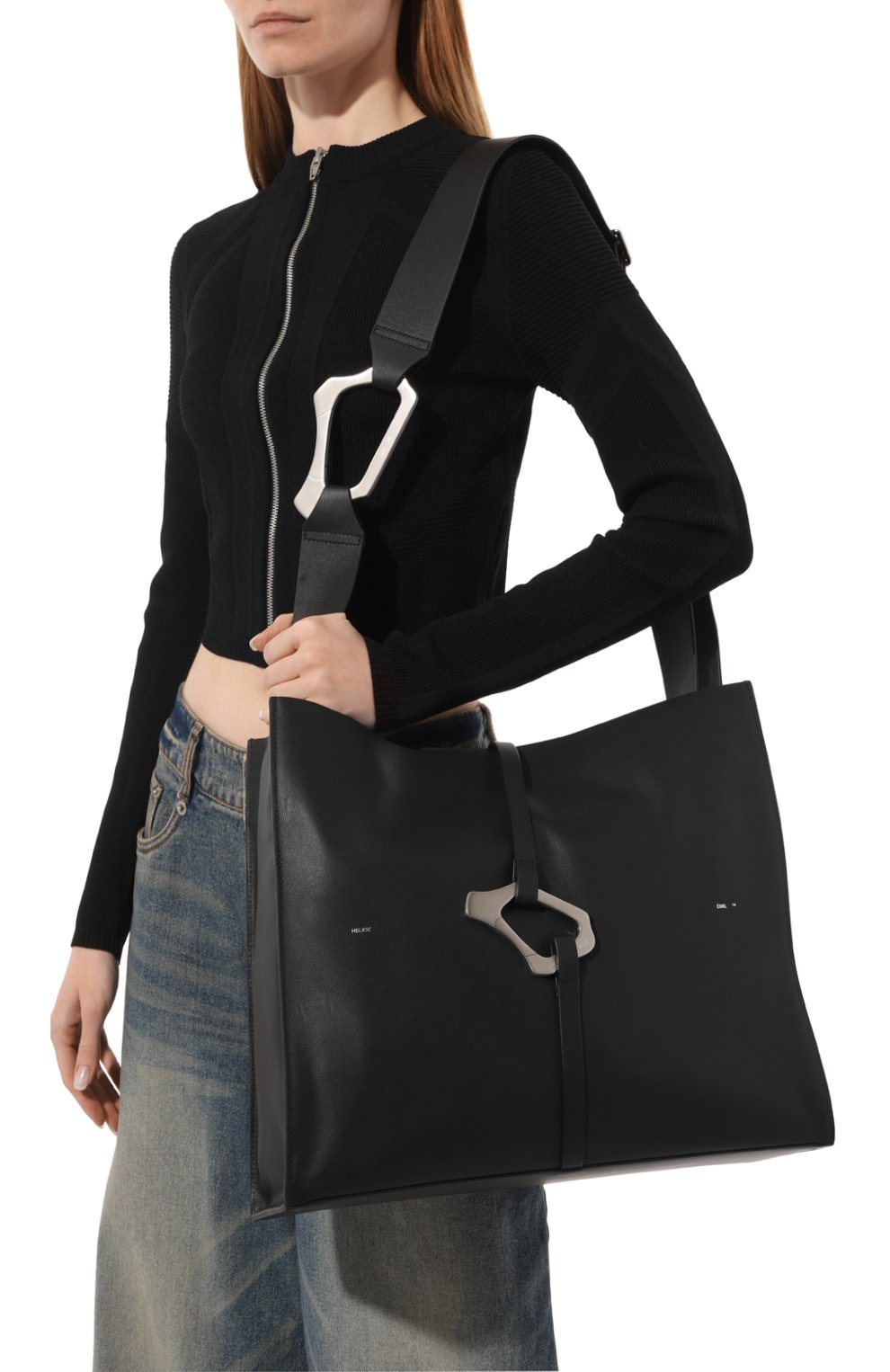 Сумка HELIOT EMIL черного цвета по цене 77550 руб., арт. HE_15_44_L03, фото 3 Сумка HELIOT EMIL, арт. HE_15_44_L03, фото 3