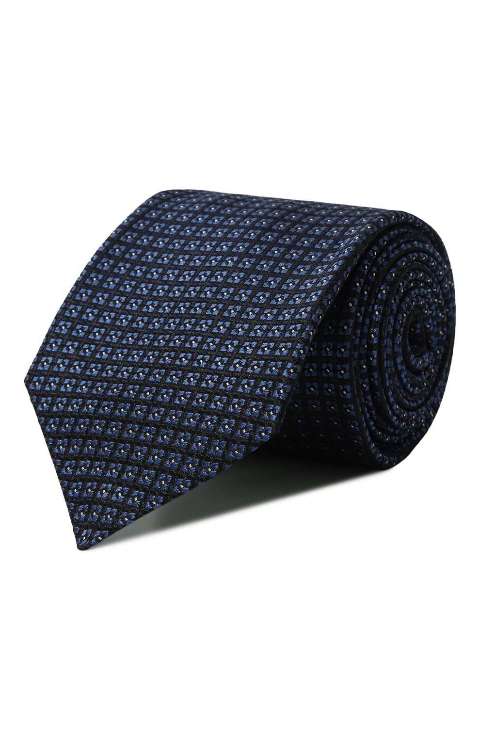 Шелковый галстук KITON синего цвета по цене 29950 руб., арт. UCRVKPC01L5702, фото 1 Шелковый галстук KITON, арт. UCRVKPC01L5702, фото 1