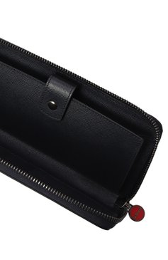Мужской кожаное портмоне KITON темно-синего цвета, арт. UPEA018N0122802 | Фото 3 (Нос: Не проставлено; Материал: Натуральная кожа)