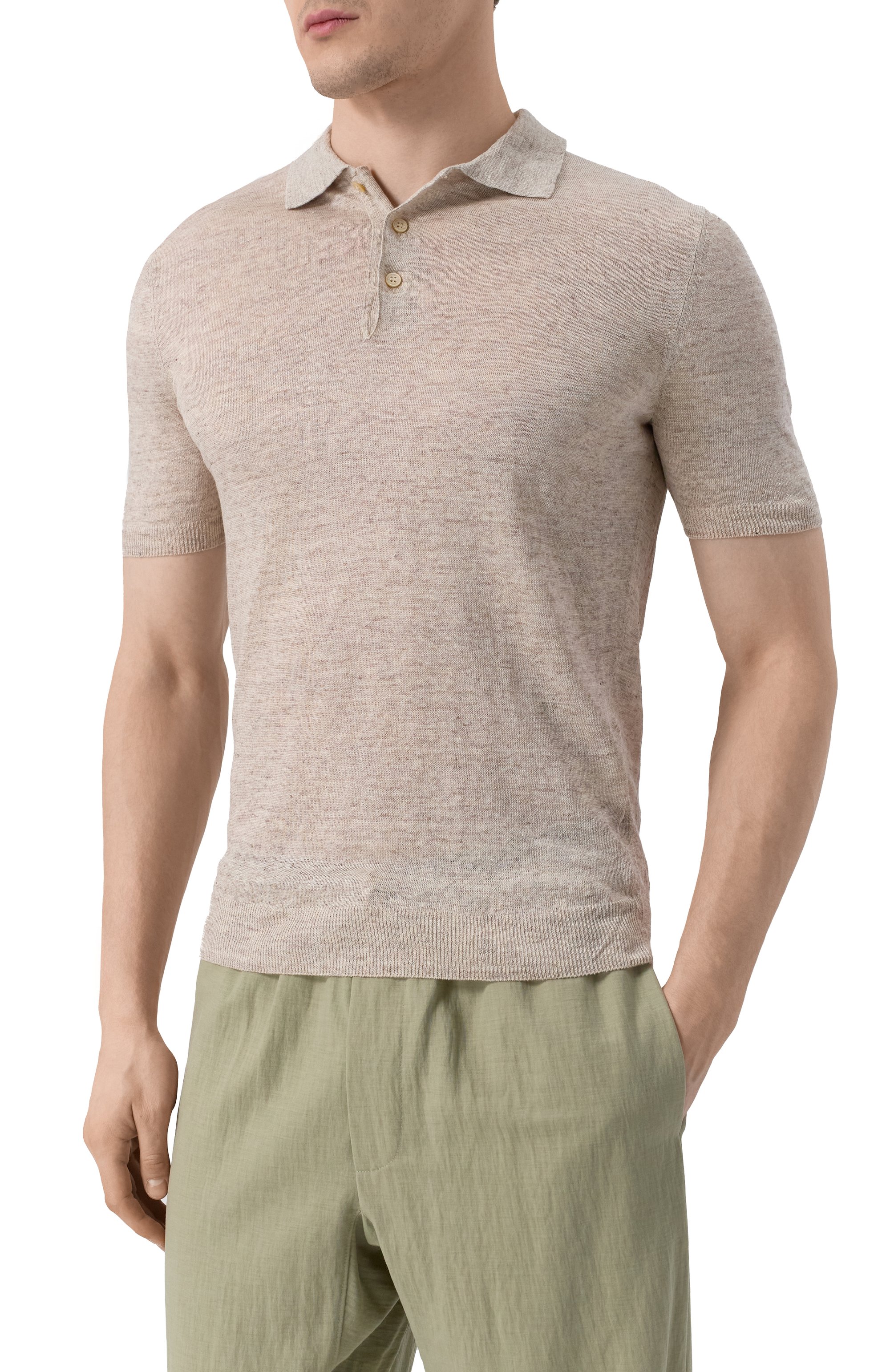 Льняное поло GRAN SASSO, арт. 57187/24804, фото 3