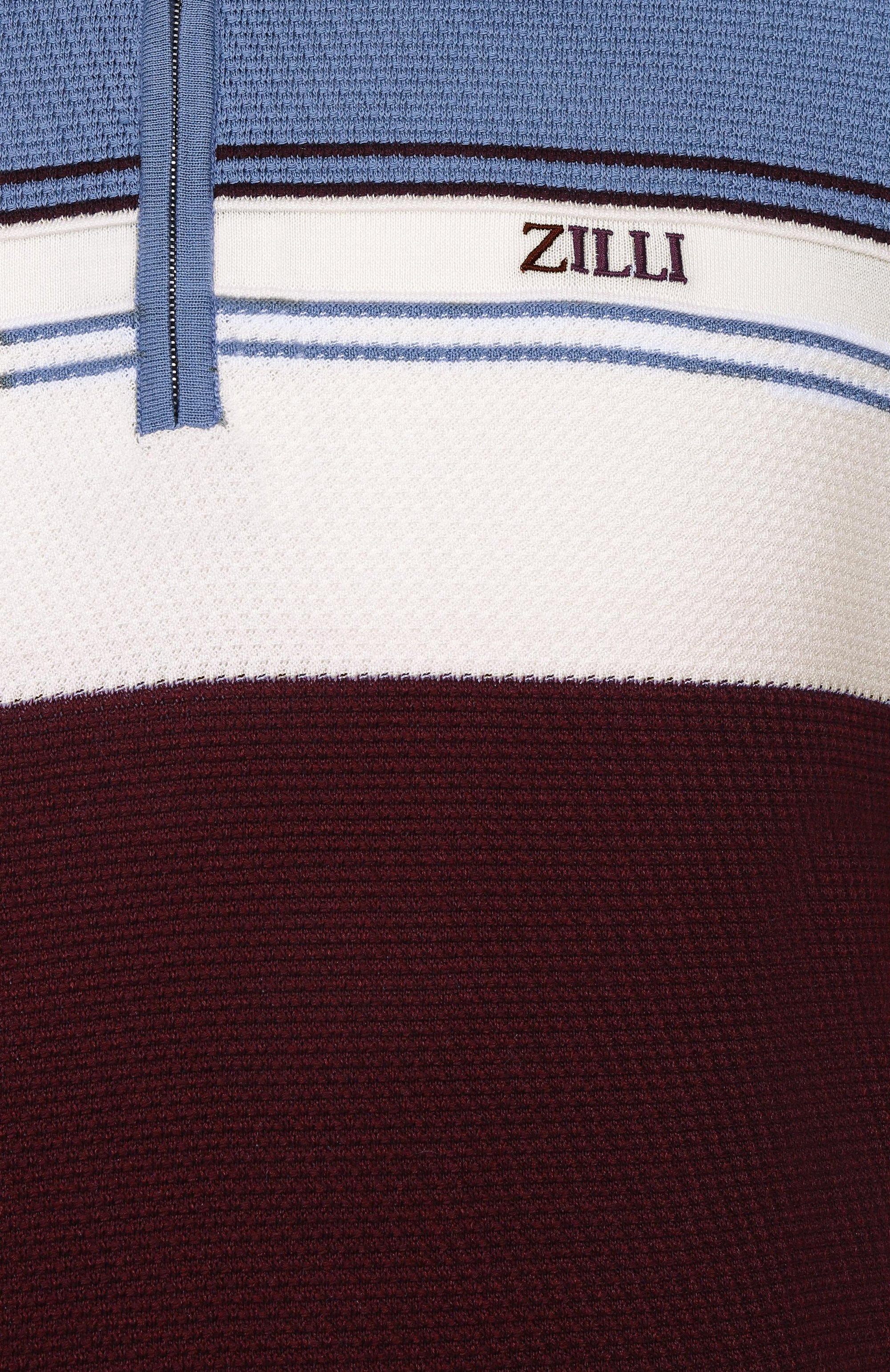 Поло из шелка и хлопка ZILLI, арт. KZP002M0142VTHL00/62, фото 6