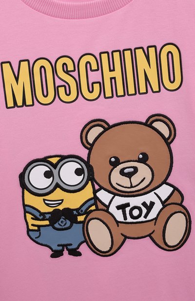 Хлопковое платье MOSCHINO, арт. HAV0AH/LBA00/4A-8A, фото 3