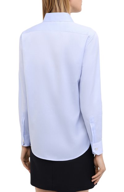 Хлопковая рубашка SAINT LAURENT, арт. 395733/Y3B02, фото 5