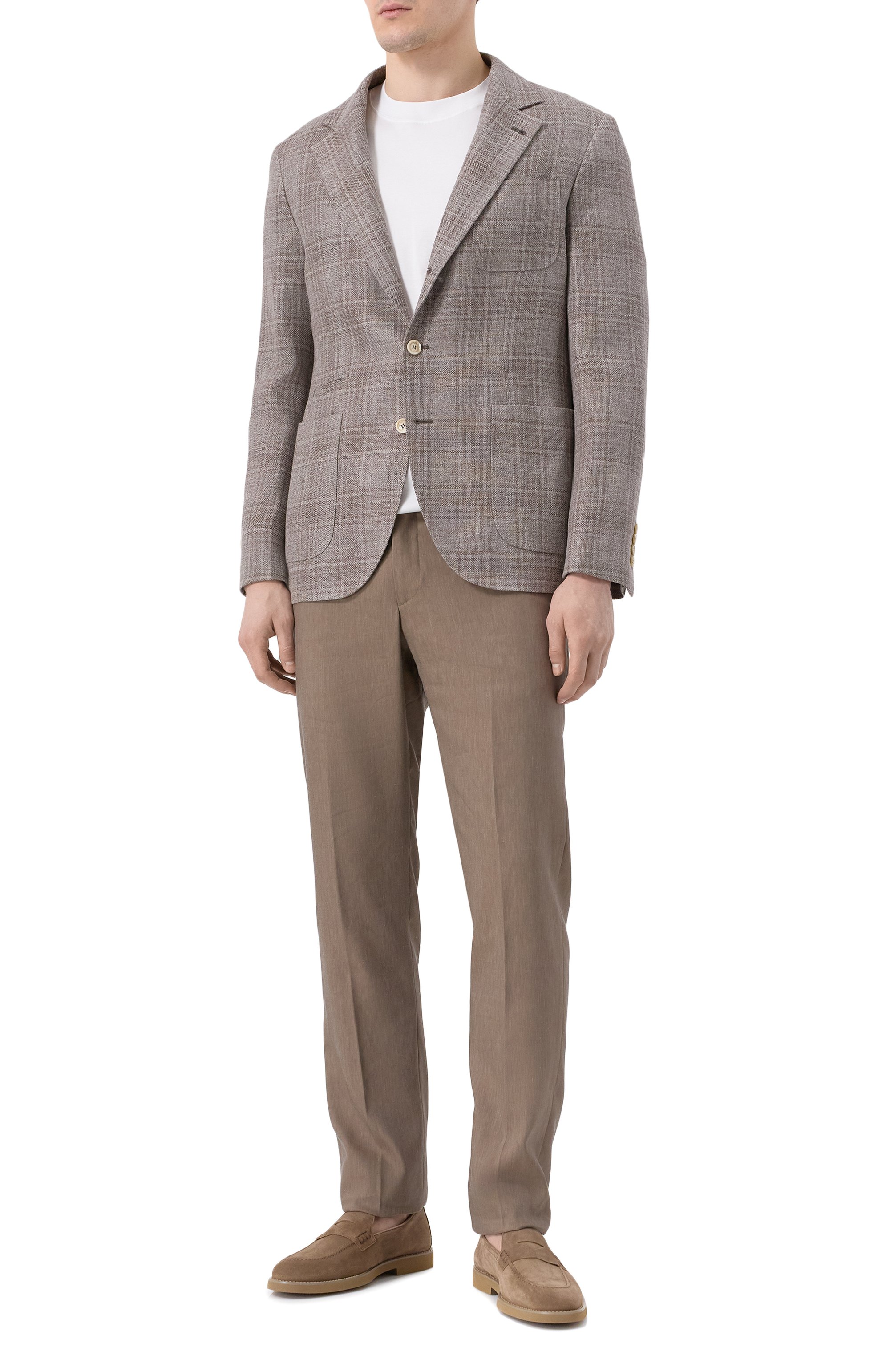 Хлопковая футболка BRUNELLO CUCINELLI, арт. M0B138440, фото 2