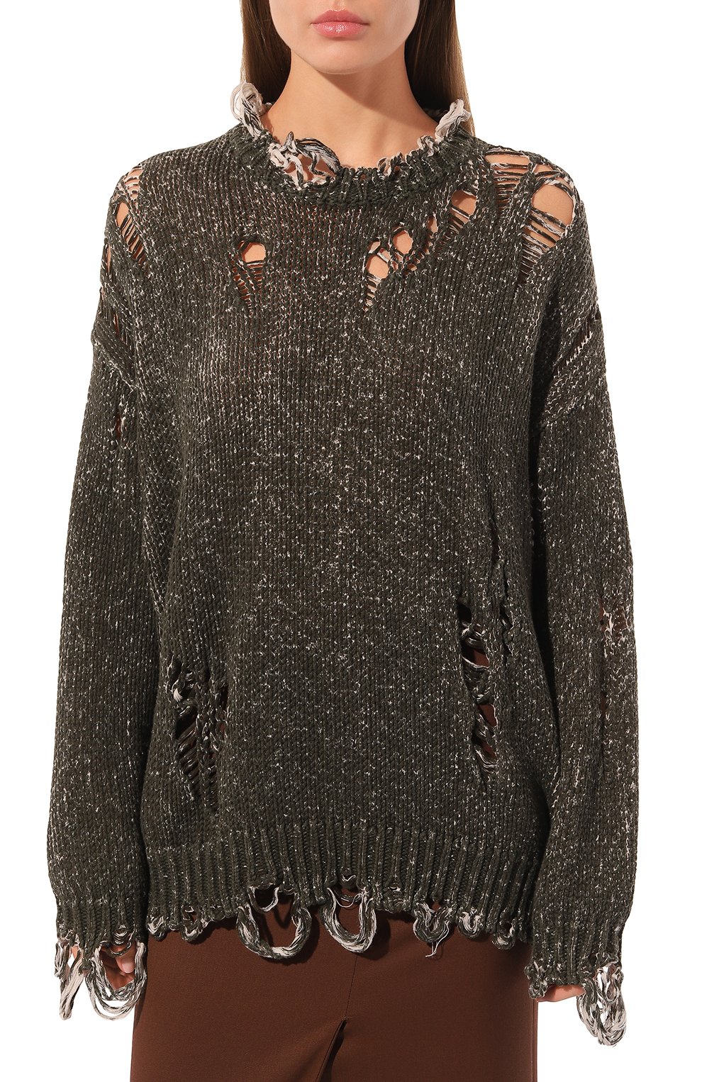 Хлопковый пуловер R13, арт. R13WY089-Y071B, фото 3