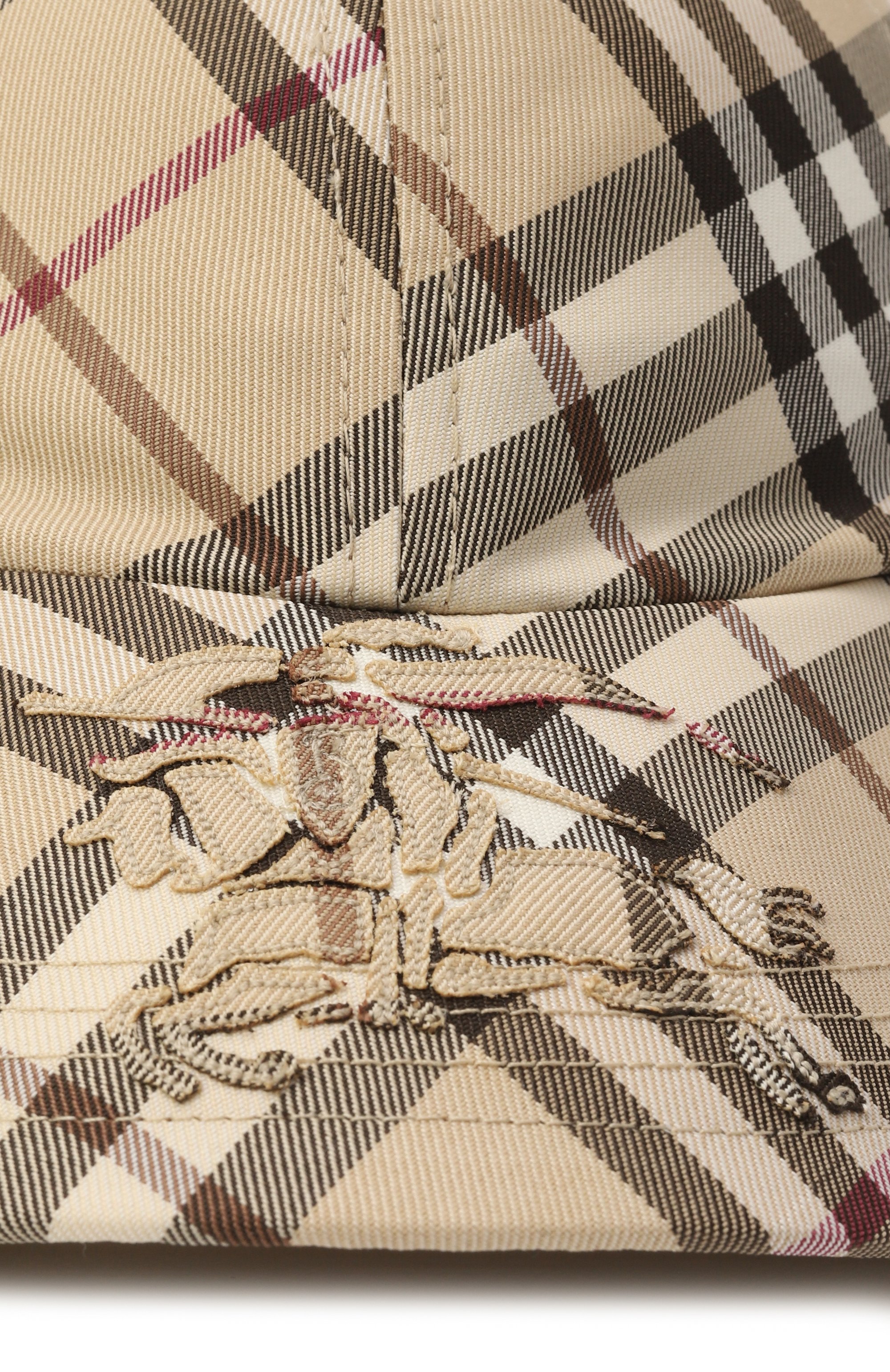 Бейсболка BURBERRY бежевого цвета по цене 47350 руб., арт. 8102967, фото 4 Бейсболка BURBERRY, арт. 8102967, фото 4