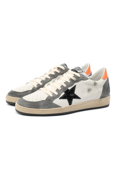 Кожаные кеды ball star GOLDEN GOOSE DELUXE BRAND, арт. GMF00117.F000386, фото 1