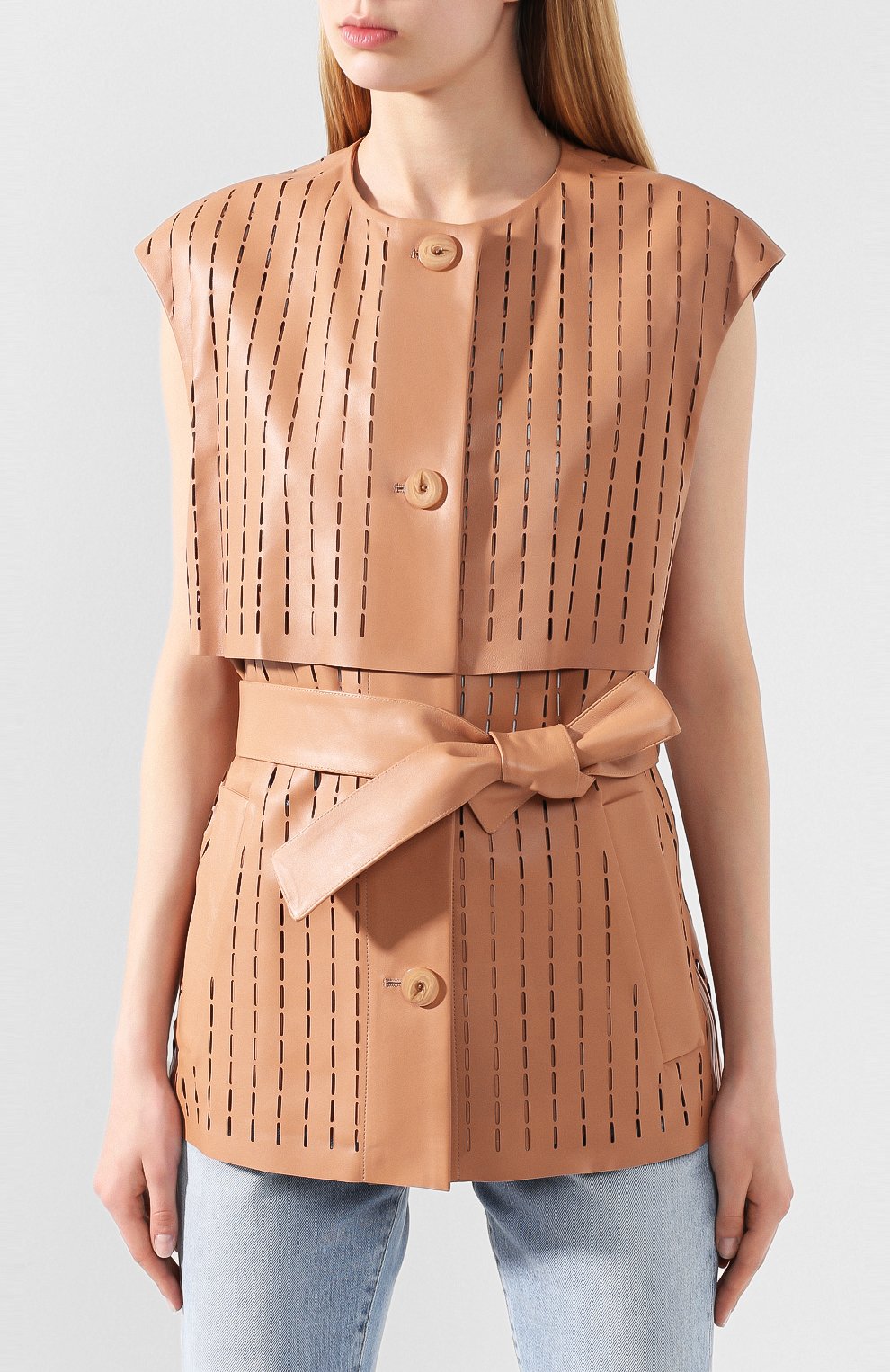 Кожаный жилет DROME, арт. DPD3023/D1846, фото 3