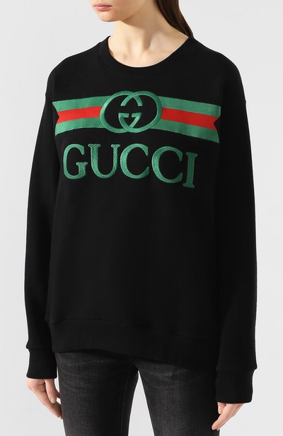 Хлопковый свитшот GUCCI, арт. 469250/XJCCG, фото 3
