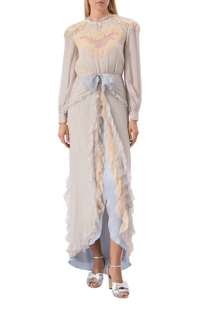 Шелковое платье VALENTINO, арт. 7B0VDM80/9A6, фото 2