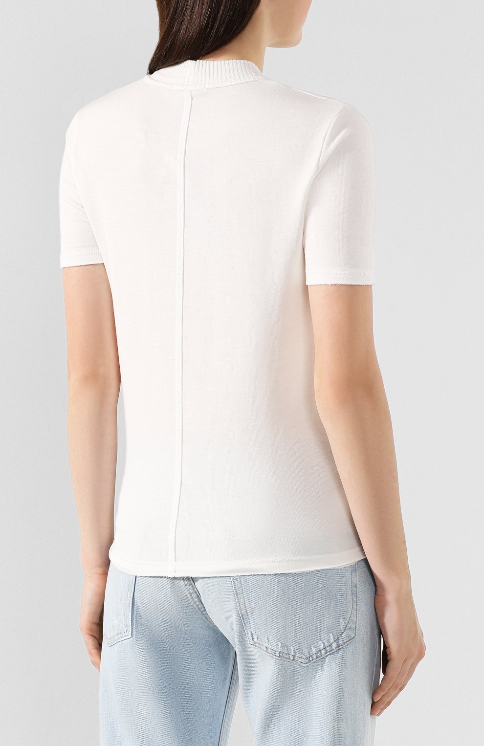 Футболка RAG AND BONE белого цвета по цене 13900 руб., арт. WCC19HT002UQ02, фото 4 Футболка RAG AND BONE, арт. WCC19HT002UQ02, фото 4