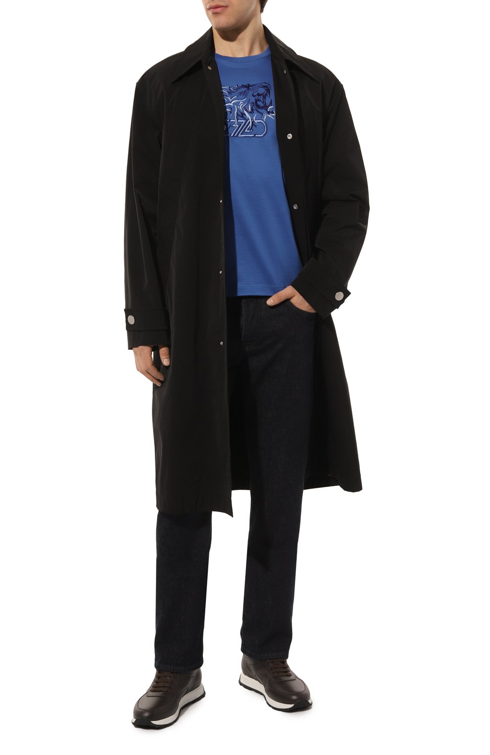 Хлопковая футболка ZILLI, арт. MBZ-NT580-LE0N1/MC01, фото 2