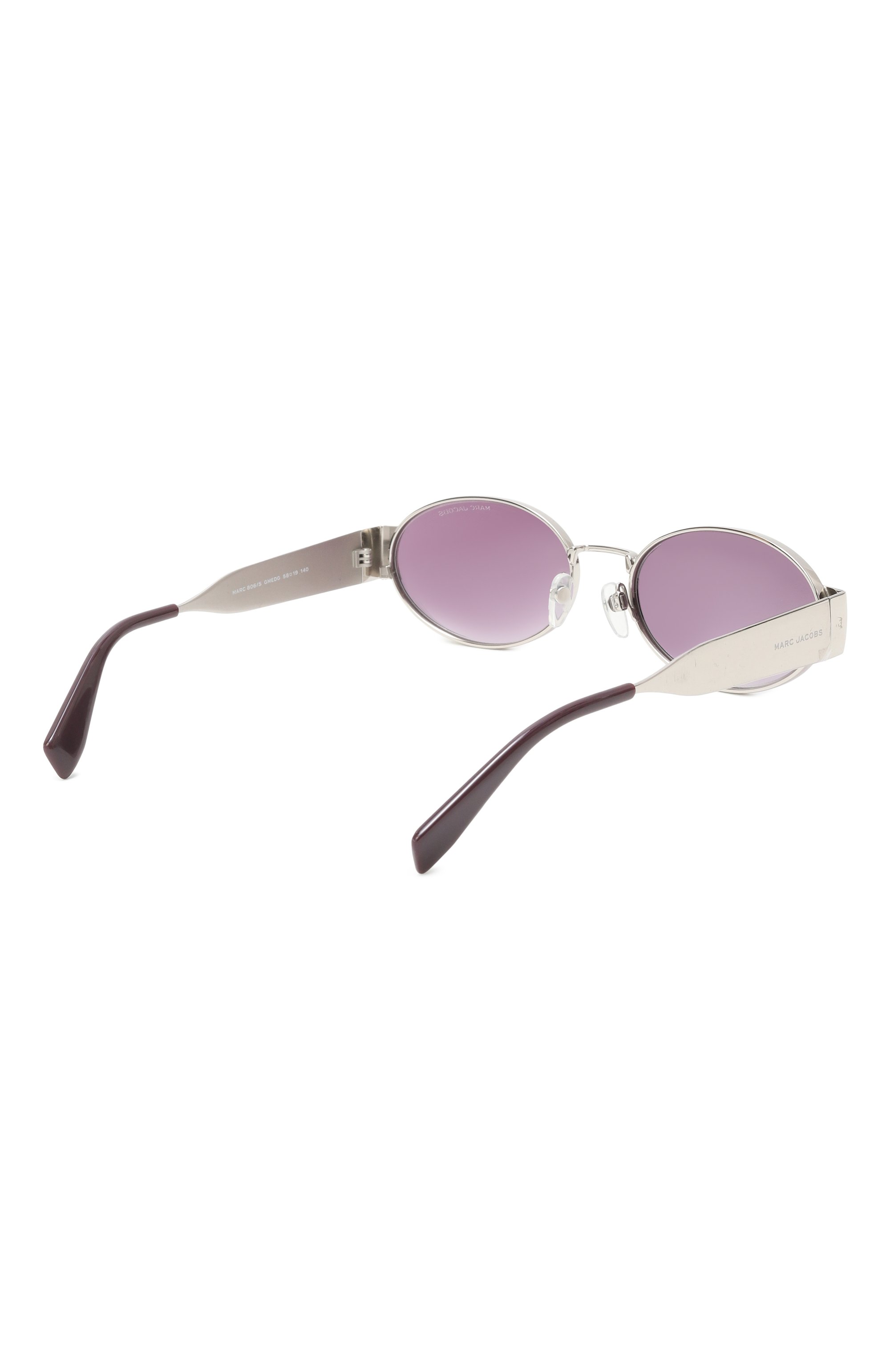 Солнцезащитные очки MARC JACOBS (THE) серебряного цвета по цене 26600 руб., арт. MARC 806 GME, фото 4 Солнцезащитные очки MARC JACOBS (THE), арт. MARC 806 GME, фото 4