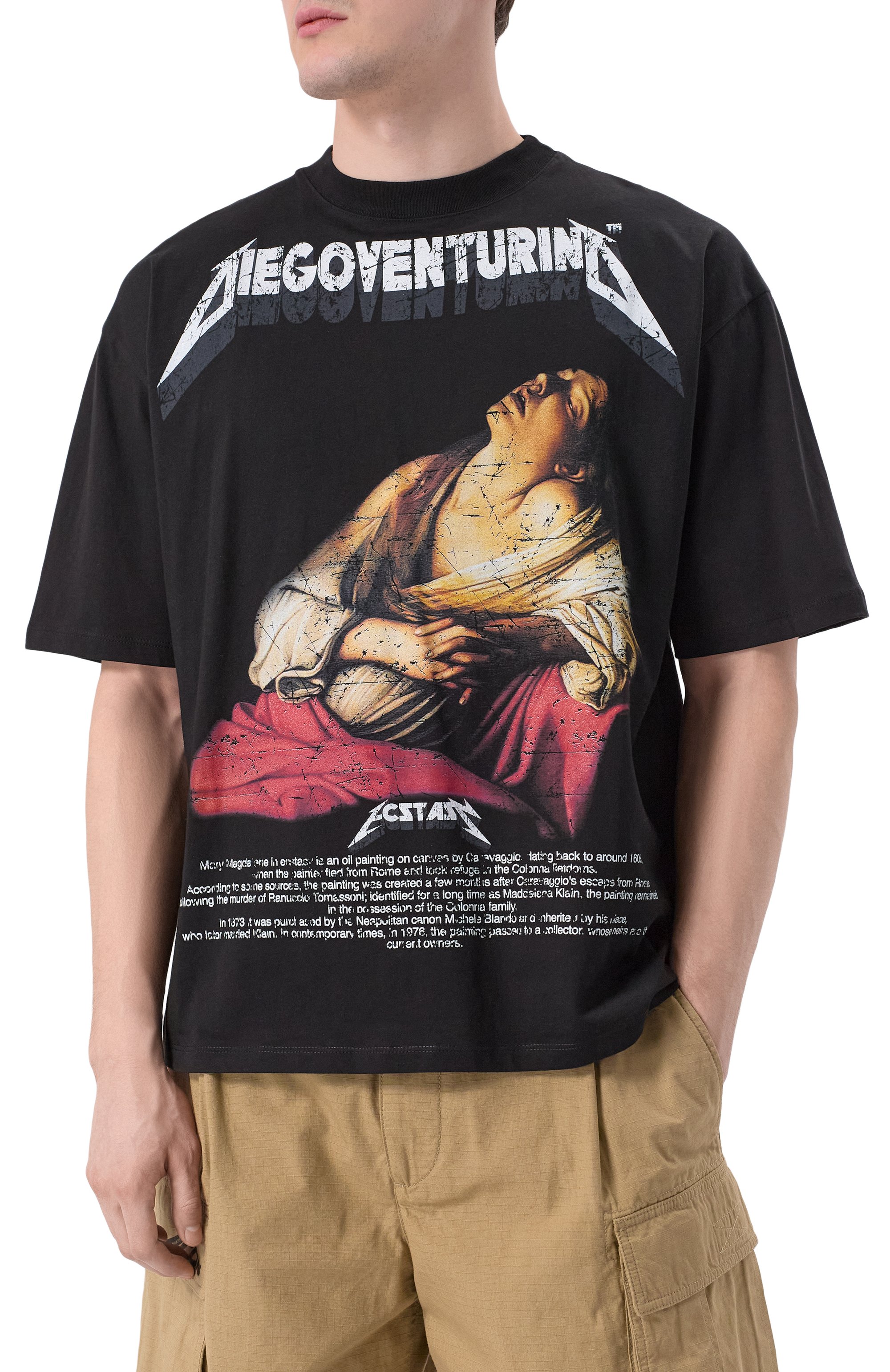 Хлопковая футболка DIEGO VENTURINO, арт. DVTS0DVE, фото 3