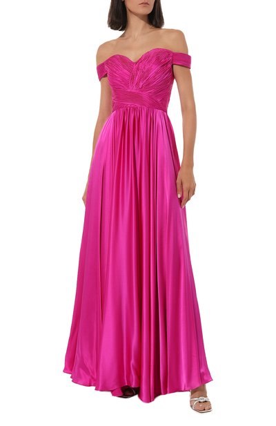 Атласное платье SPERANZA COUTURE розового цвета по цене 310000 руб., арт. SC024, фото 2 Атласное платье SPERANZA COUTURE, арт. SC024, фото 2