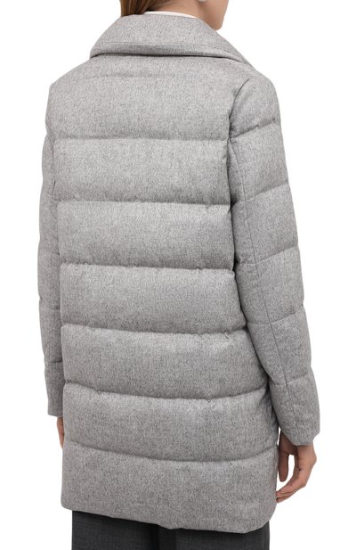Пуховая куртка из шелка и кашемира HERNO, арт. PI1377D/38087, фото 4
