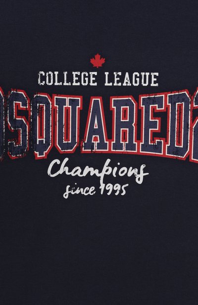 Хлопковая футболка DSQUARED2, арт. DQ2742/D0ACD, фото 3