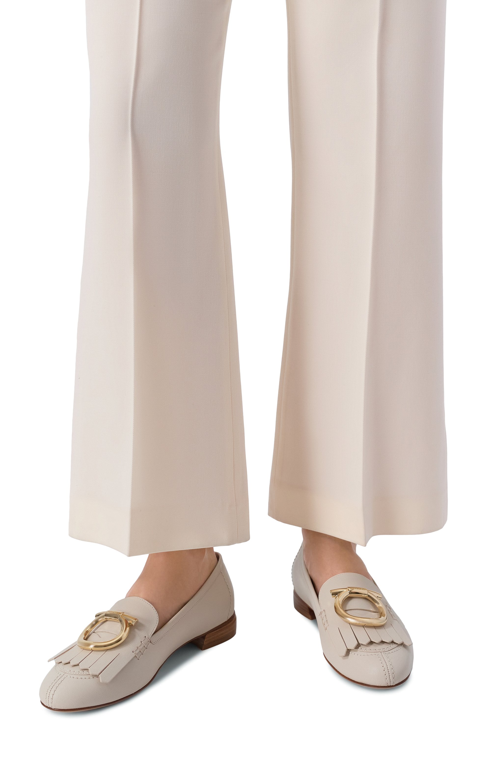 Кожаные лоферы maxi gancini FERRAGAMO, арт. 01K907/790, фото 2