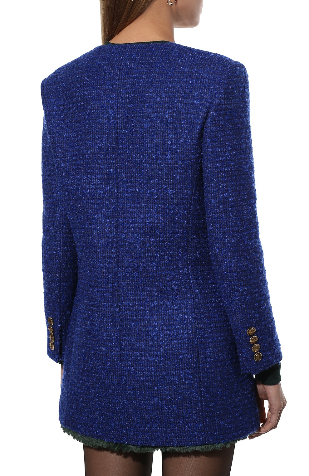 Шерстяной жакет SAINT LAURENT, арт. 671598/Y7D26, фото 4